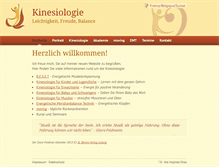 Tablet Screenshot of kinesio-musik.de